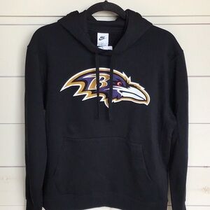 Nike Black Logo Hooded Sweatshirt JACKSON 🏈💜💛